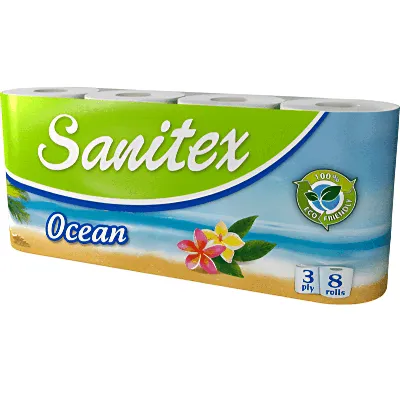 Sanitex Toilet Paper – 8 pcs
