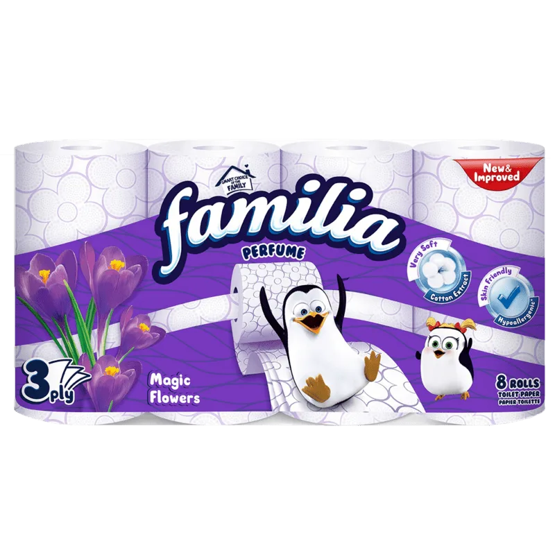 Hârtie igienică Familia – 8 pcs