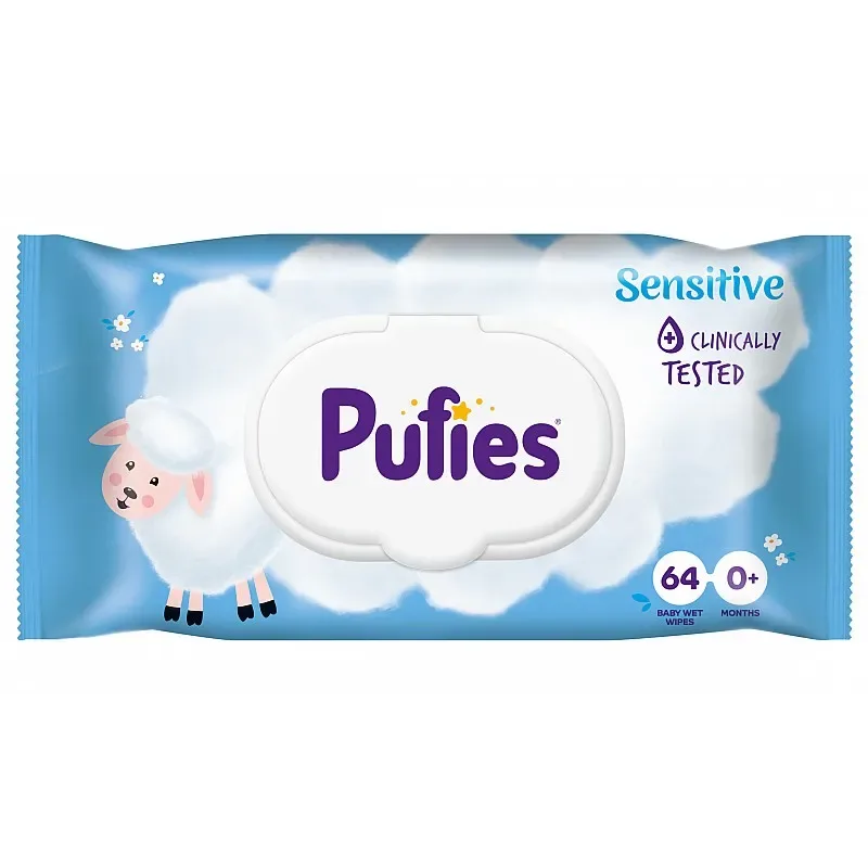 Șervețele umede Pufies - 64 pcs