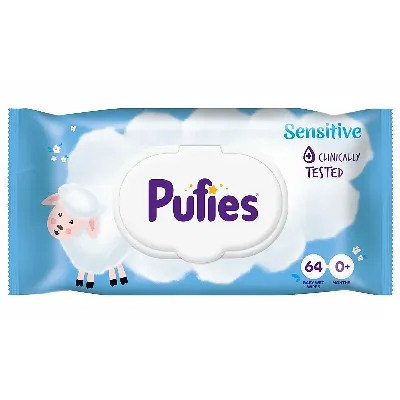 Șervețele umede Pufies - 64 pcs