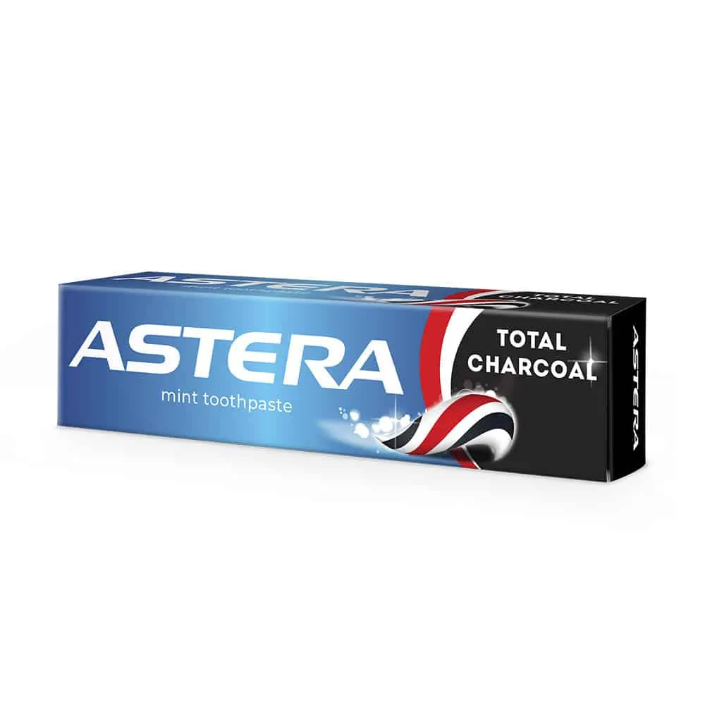 Pastă de dinți Astera Total Charcoal – 100ml