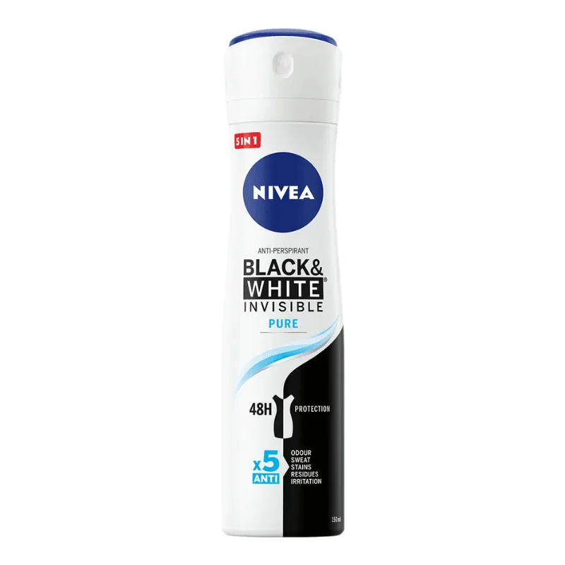 Дезодорант Nivea Invisible Black&White Pure – 150мл