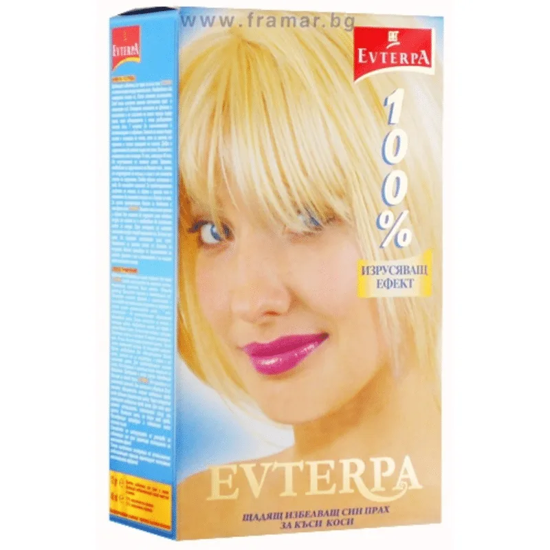 Colorant de păr albastru pentru păr scurt Evterpa