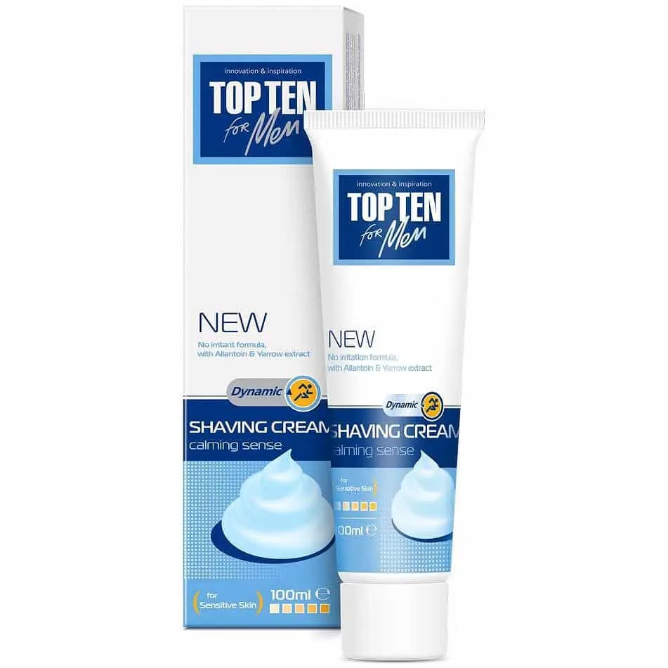 Top Ten Shaving Cream – 100ml