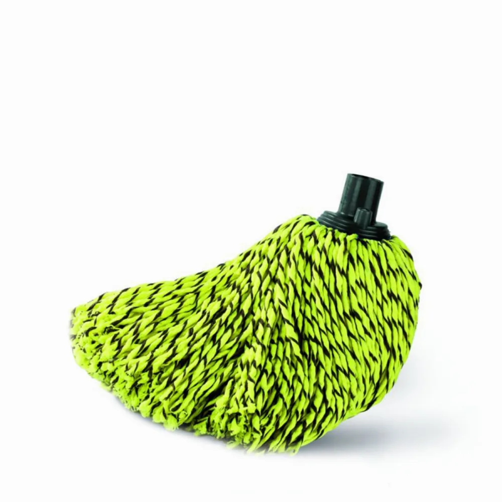 Magic Clean Premium Rope Mop for Floors, Microfibre, Green