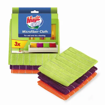 Magic Clean Absorbent Universal Microfibre Cloth, set of 3 pcs