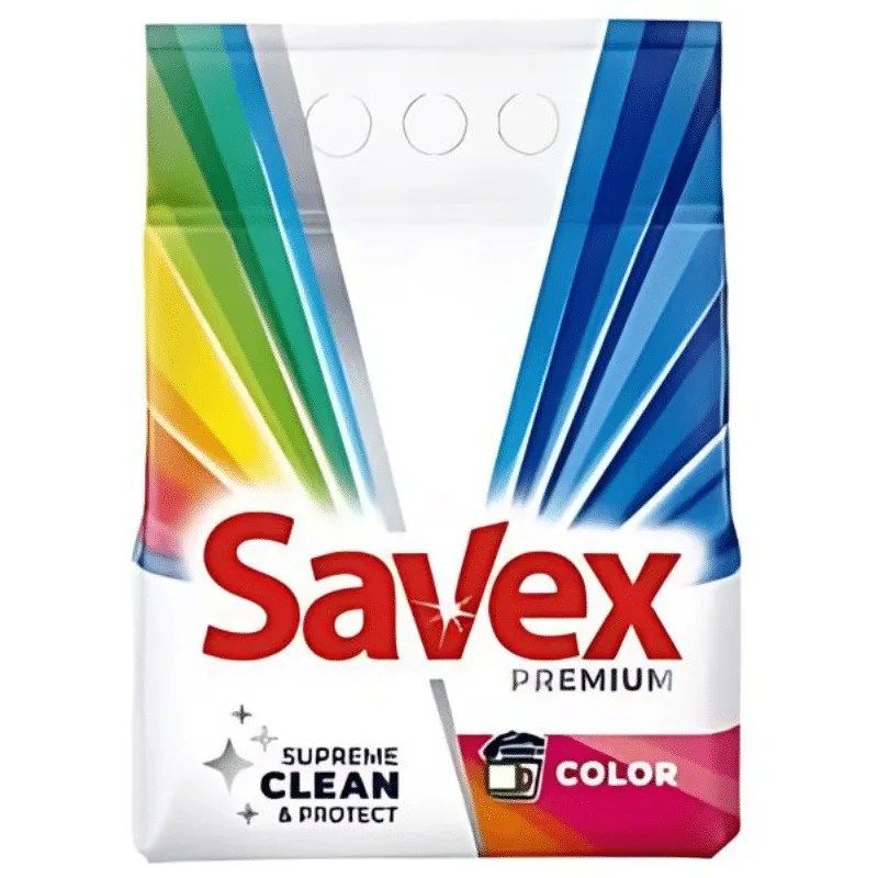 Savex 2-in-1 Laundry Powder, 1.8 kg, for White and Coloured Laundry