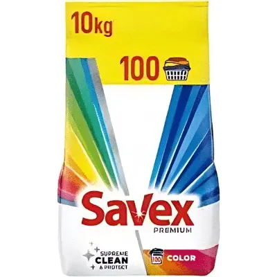 Detergent praf de rufe Savex – 9 kg pentru rufe albe și colorate