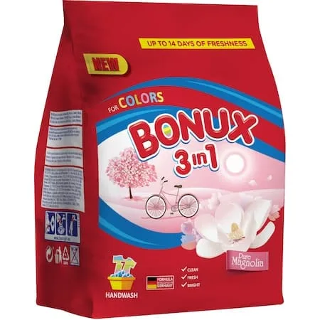 Detergent praf de rufe Bonux – 400 g pentru spălare manuală