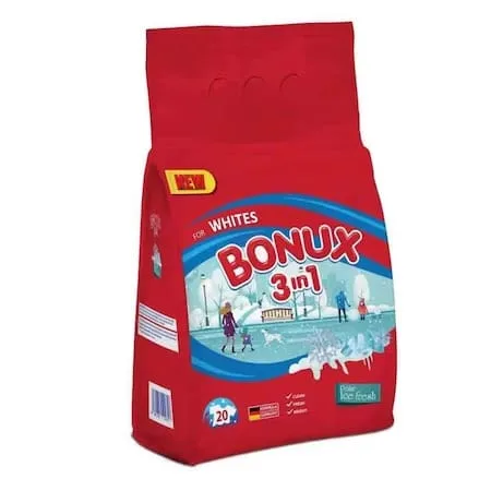 Bonux Laundry Powder, 2 kg, for White and Coloured Laundry