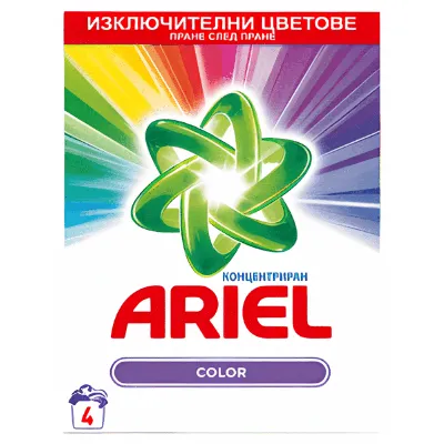 Detergent praf de rufe Ariel – 280 g pentru rufe colorate