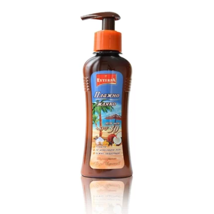 Lapte de plajă cu protecție solară Evterpa, SPF30, 180 ml