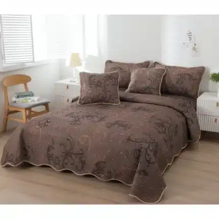 Casa Minunata - cuvertură din 5 piese, 230x250, maro cu decorațiuni