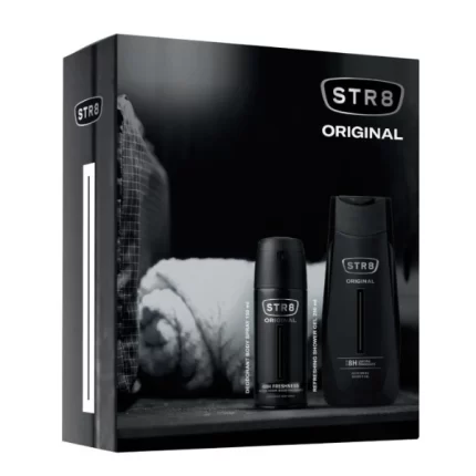 Set STR8 Original - spray deodorant 150 ml și gel de duș 250 ml