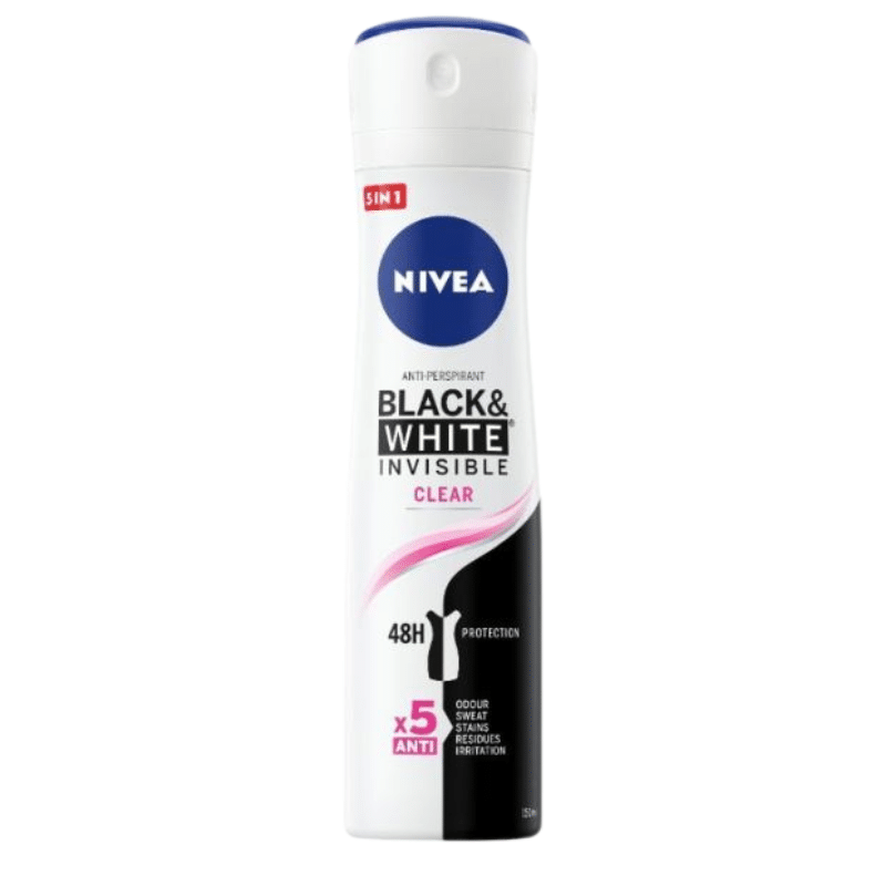Неозаглавен дизайн (1) Дезодорант Nivea Invisible Black&White Clear