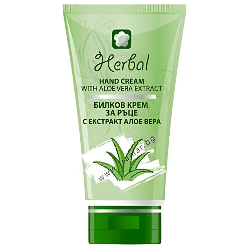 Неозаглавен дизайн (3) Крем за ръце с алое Вера Хербал/Herbal - 50мл